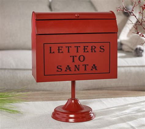 letters to santa metal box|post office letters to santa.